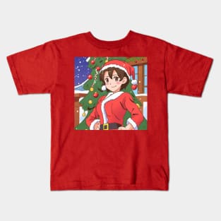 Christmas Anime Kids T-Shirt